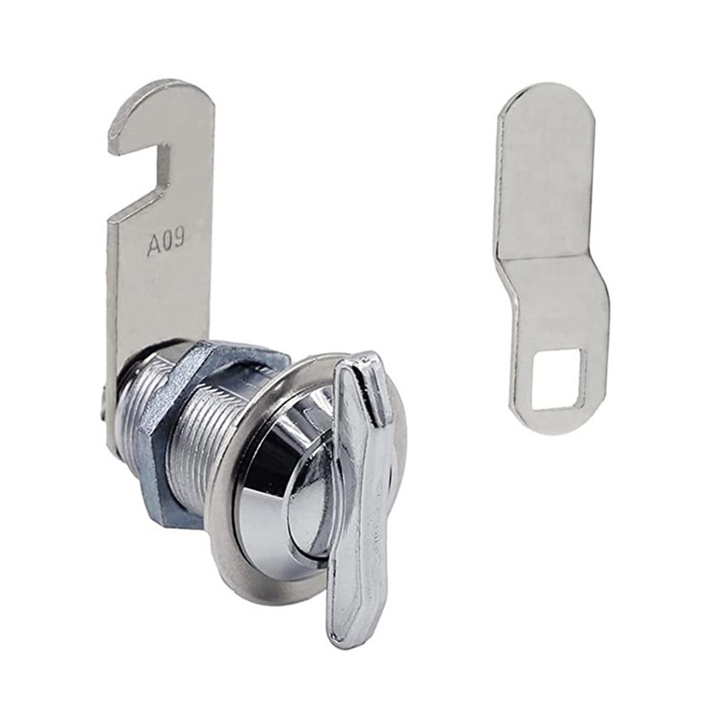 Secure Cam Lock 5/8inch/1inch Door Latch without Keys Easy Install Keyless Cam Lock Simple Installation for Cabinets