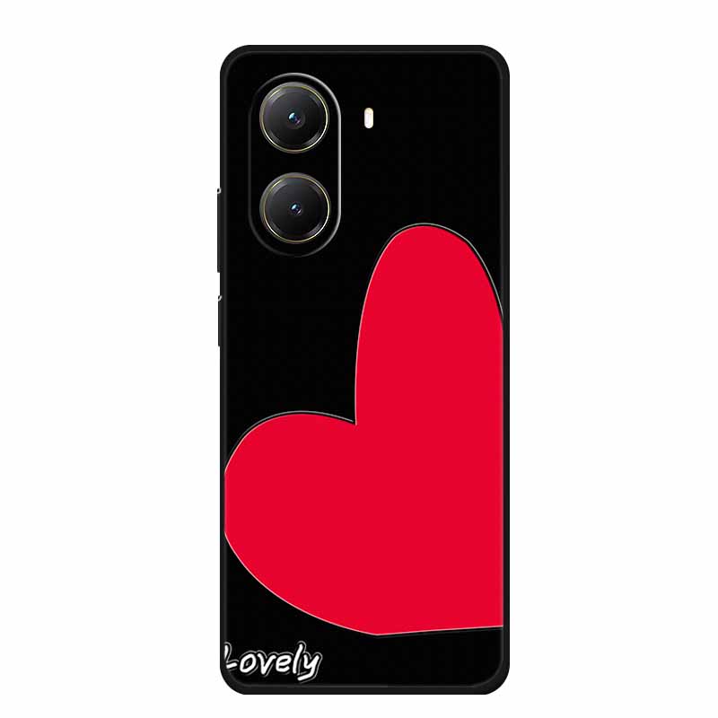 For Xiaomi POCO X7 Pro Case X7Pro 3D Relief Emboss Flowers Black Silicone Soft Back Cover Case For Redmi Turbo 4 Case Turbo4 Bag