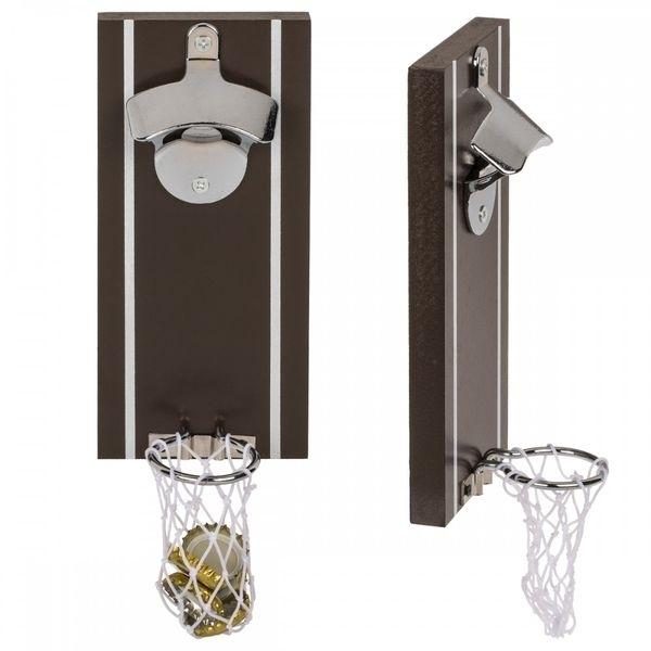 Magnetic Lemonade Bottle Opener with Capsule Basketball Hoop