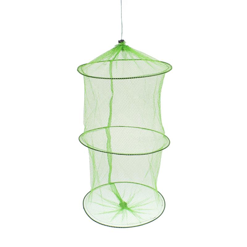 Simple Small Fish Guard Nylon Cloth 3 Layers Small Mesh Cloth Bag Foldable Net