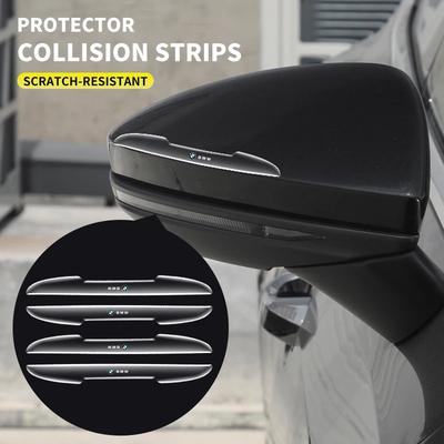 4PCS Car Door Transparent Bumper Guard Anti-Collision Protector For E46 E39 E90 E60 E30 F10 F11 F20 F30 G20 G30 X1 X3 X5 Z4