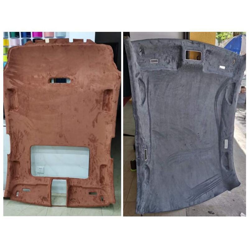 Premium Self-Adhesive Suede Fabric Car Interior Vinyl Wrap for Door Panels Dashboard Armrest DIY Car Interior Modification Furniture Decor