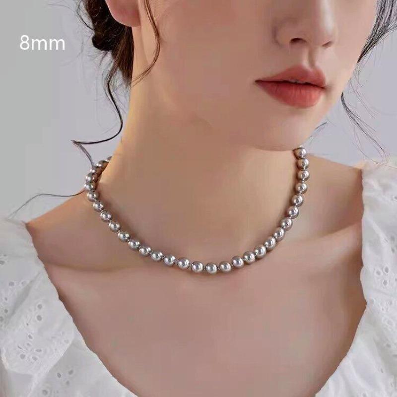 Colier bijuterie perle Aobai Zhenduo Ma Shijia Zhuji 925 Nu se decolorează Versatil pentru femei Simț high-end Primăvară, Vară, Toamnă și Iarnă