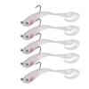 5PCS Fish Lures Artificial Fake Bait Soft Lures Seabass Fishing Tackle with Hook SO050-2