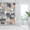 Cat Printed Shower Curtain Color Cartoon Lovely Animal Bear Polyester Fabric Hanging Curtains Bathroom Bathtub Decor with Hooks