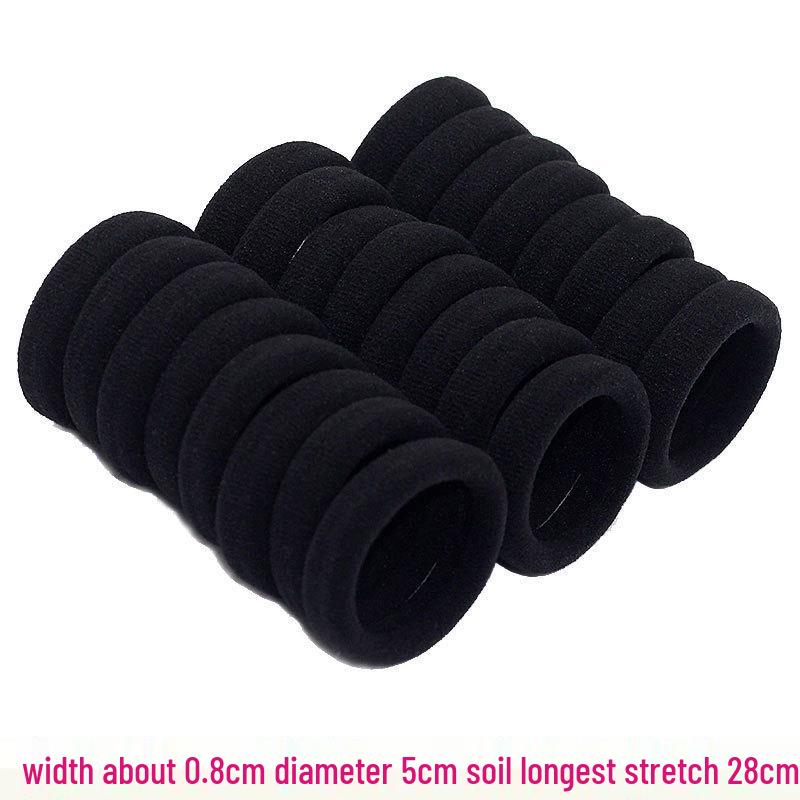 

Черные бесшовные резинки, эластичные резинки для волос и скранчи, подарочный набор