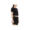 Y-3 Logo Print Crew Neck Short Sleeve T-Shirt Women Tops Black IR7096