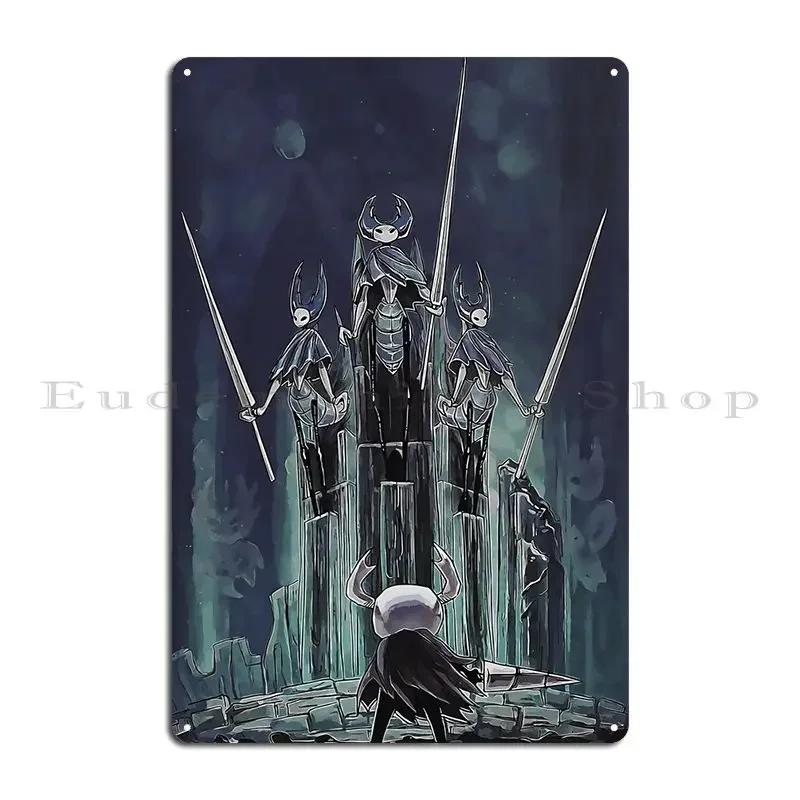 Hollow Knight Metal Sign Funny Wall Decor PaintingClub Iron Tin Sign Poster 20x30cm(7.8x11.8inch)