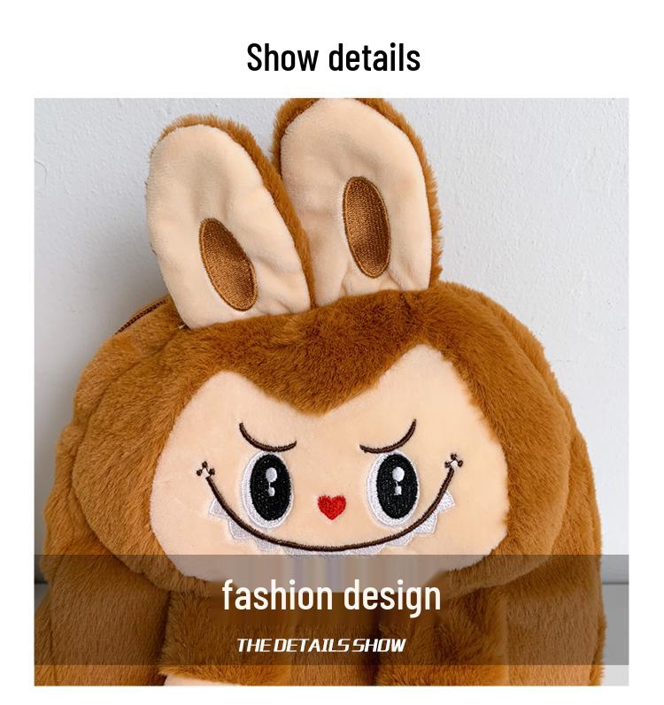 Children's Cartoon Plush Toy Shoulder Bag Backpack