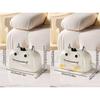 Cute Desktop Tissue Case with Phone Holder Facial Tissue Holder Cartoon Tissue Box  Entrance Hall