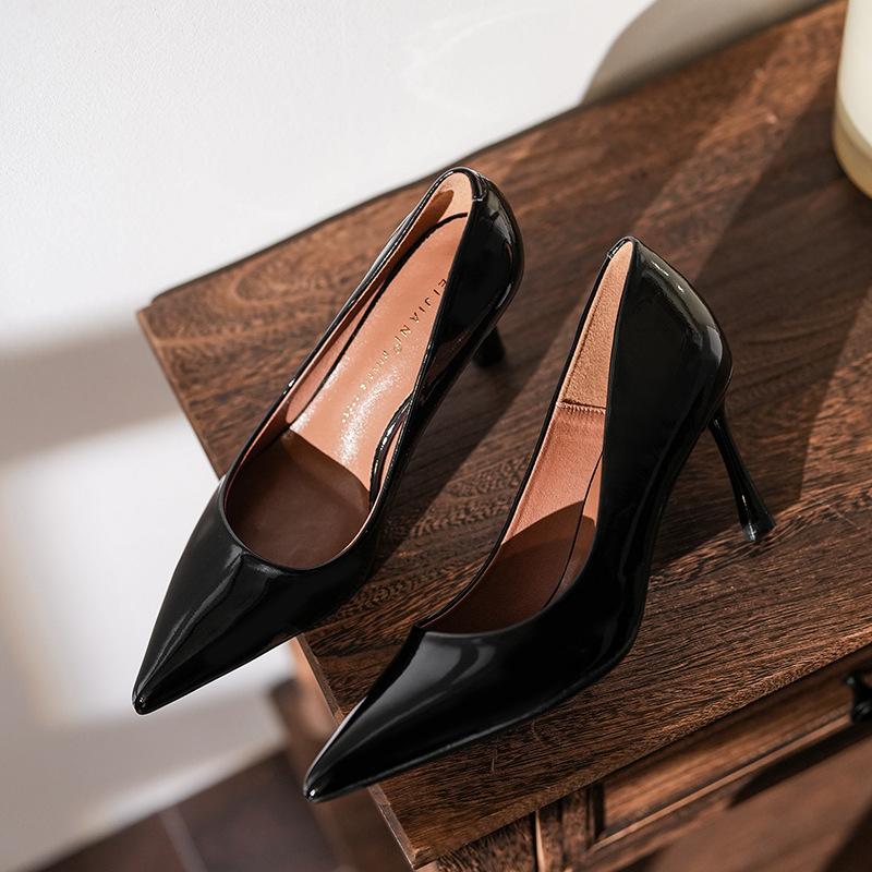 Red high heels women's stiletto wedding shoes bride show clothes toasting single shoes wedding banquet temperament versatile