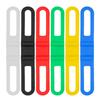 5Pcs Cycling Bike Bicycle Silicone Band Elastic Strap Bandage Belt Handlebar Mount Holder Elastic Strap Easy To Install