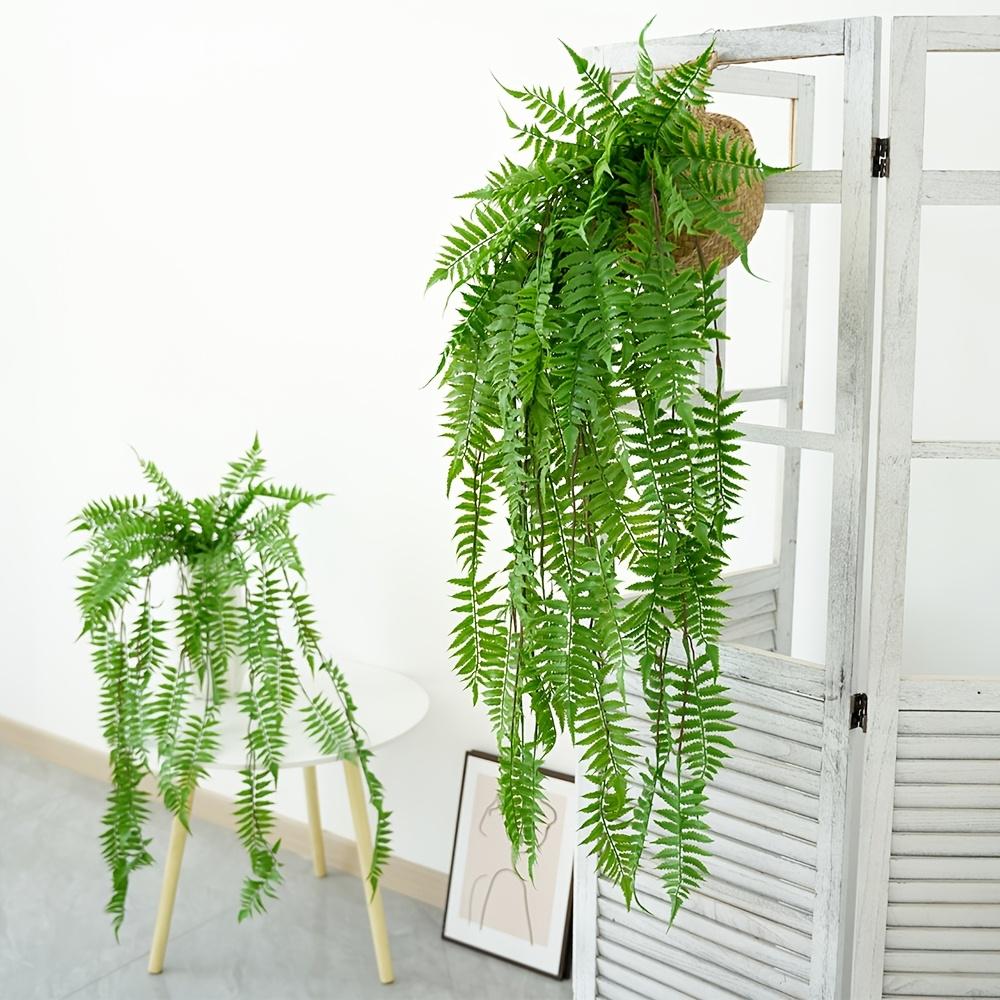 Artificial Hanging Plants 3.3ft Fake Hanging Fern Vines with 30 Leaves Wall Decor Greenery for Home Wall Outdoor Indoor Decor