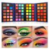 72 Colors Eyeshadow Palette Matte Shimmer Glitter Rainbow Highly Pigmented Neon Eye Makeup Palette for Stage Carnival