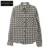 Faith Connexion X1820TSB227 Beige Cotton Check Shirt Tops S Black X beigeUsed
