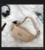 Summer Popular Couple Chest Bag Manufacturer Small Bag Women's New 2025 Popular Nylon Cloth Crossbody Bag Waist Bag