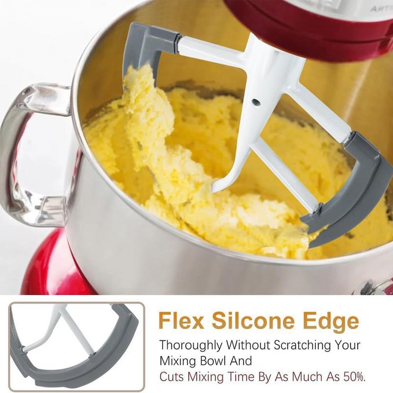 Flex-Kantenrührer 6 Quart Küchen-Kantenrührer-Schaufel Flexible Schüssel-Schaber Vielseitiges Standmixer-Zubehör Für Kuchenteig Sahne