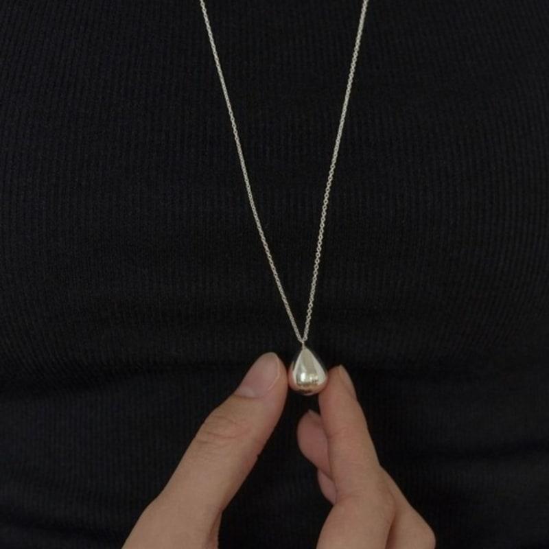 moi moi Water drop long necklace