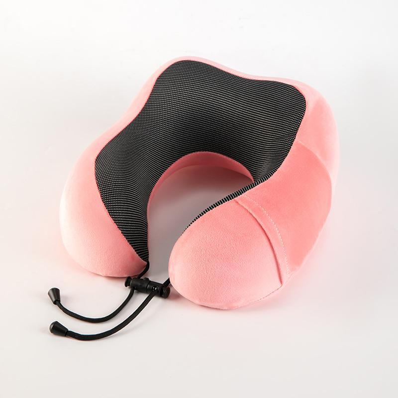 Cuscini per il collo in memory foam a forma di U Cuscino da viaggio morbido Cuscino per il collo per massaggi Cuscino per aereo per dormire Biancheria da letto sanitaria cervicale