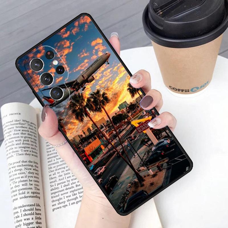 

Airplane Plane Aircraft phone case Cover For Samsung Galaxy S24 S25 Ultra S21 S22 Ultra S10E Note 10 Plus Note 20 FE S23 Note10 Pro(Plus)