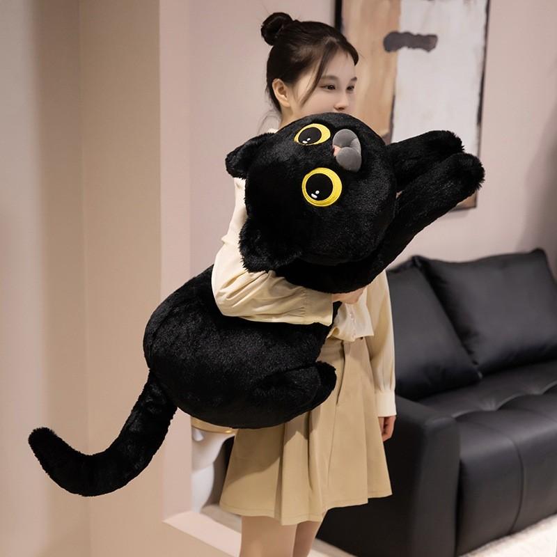 Plush Cartoon Cat Animal Doll Pillow Bed Support Cushion For Home And Use Couch