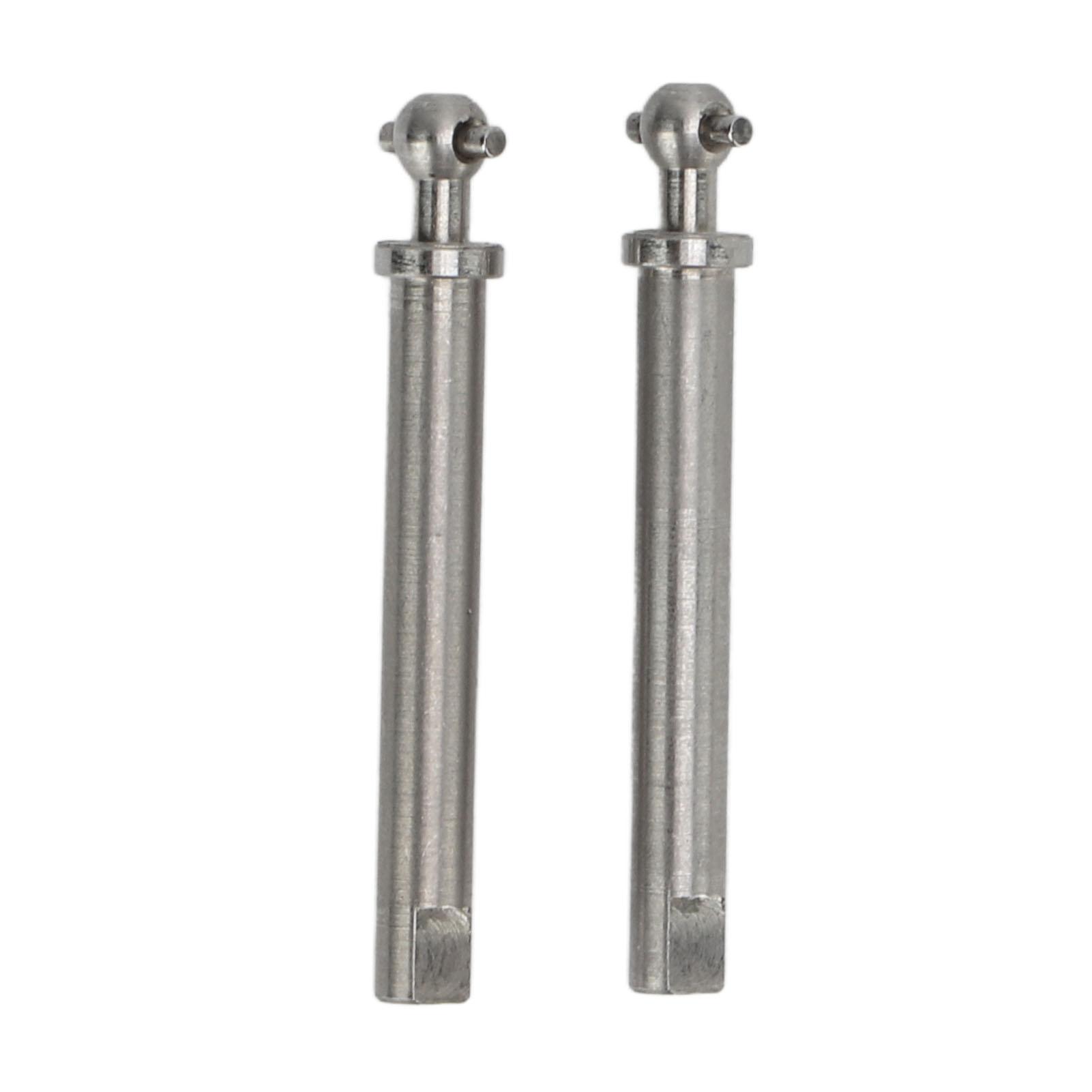 

2Pcs RC Front Drive Shaft Stainless Steel Durable Lightweight Accurate XMYKC01CM Front Drive Shaft for XMYKC01CM 1/16