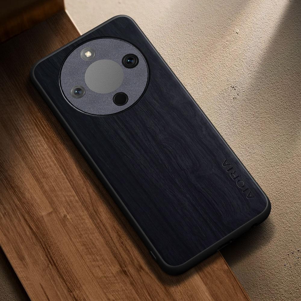 Case For Honor X9D X9C X9B X9A X8C X8B X8A X7D X7C X7B X7A X6C X6B X6A X5B Capa Funda Wooden Pattern Pu Leather Cover Coque