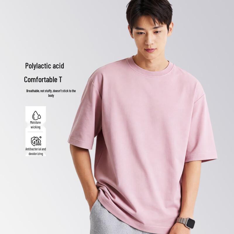 JD FASHION Premium Unisex Anti-Bacterial Heavyweight T-Shirt M