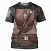Unisex Darth Vader Cosplay Costume T-Shirt Casual Trend 3D Printing