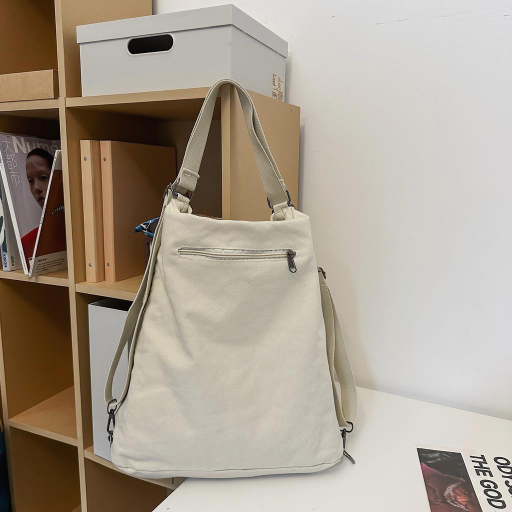 Large Capacity Canvas Simplicity Light Student University Bag Design Practical Versatile Travel Bags Shoulder