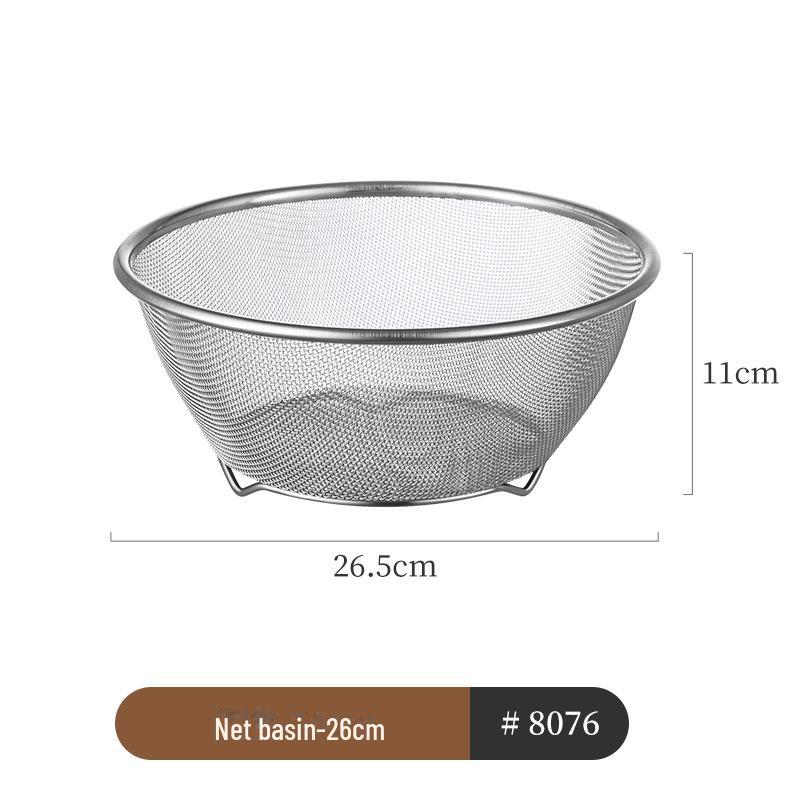 Stainless Steel Kitchen Sink Rack and Fruit Basket