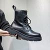 Men's Martin boots 2021 new versatile British style high-top shoes men's winter cotton shoes tooling men's boots 6088-T