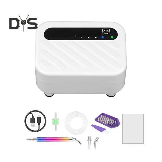 

Набор для рисования стразами для взрослых, вакуумная ручка для рисования стразами, не требующая воска, инструмент для рисования стразами E-Painter белый