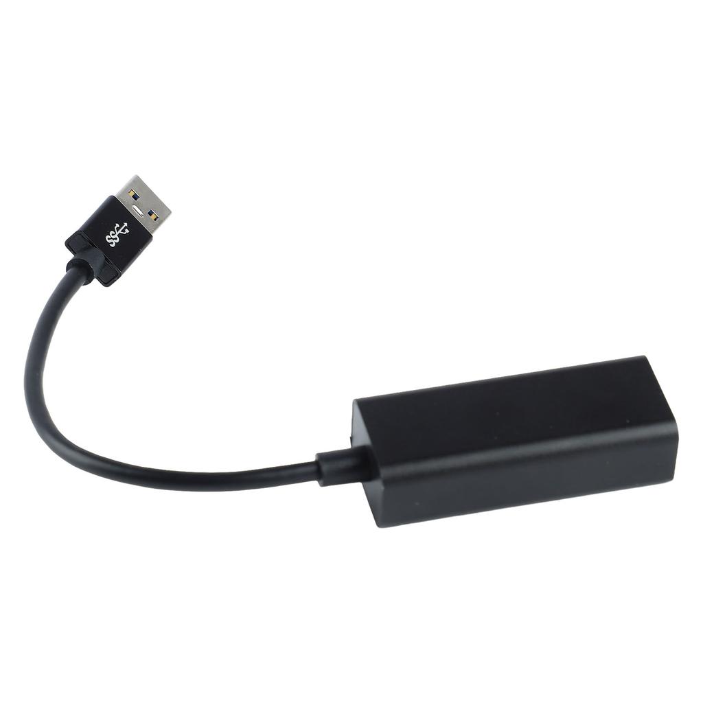 USB C To Ethernet Adapter With Light USB Type C To RJ45 Gigabit Cable Converter for Tablet Black