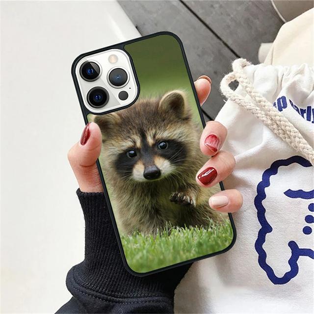 raccoon Unique Design Phone Case Cover For iPhone 17 Air 15 16e 14 13 12 Pro Max 11 Pro Max Plus Coque Shell