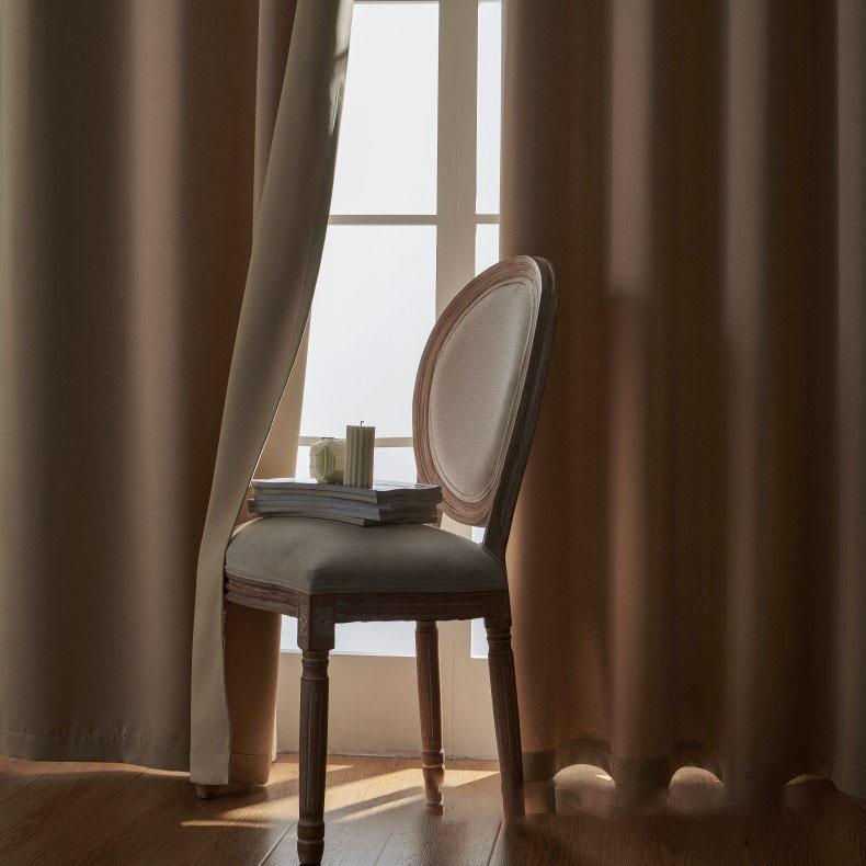 Modern Blackout Curtains 100% Room Darkening, High Density Weave, Solid Color Simple Design for Bedroom Living Room