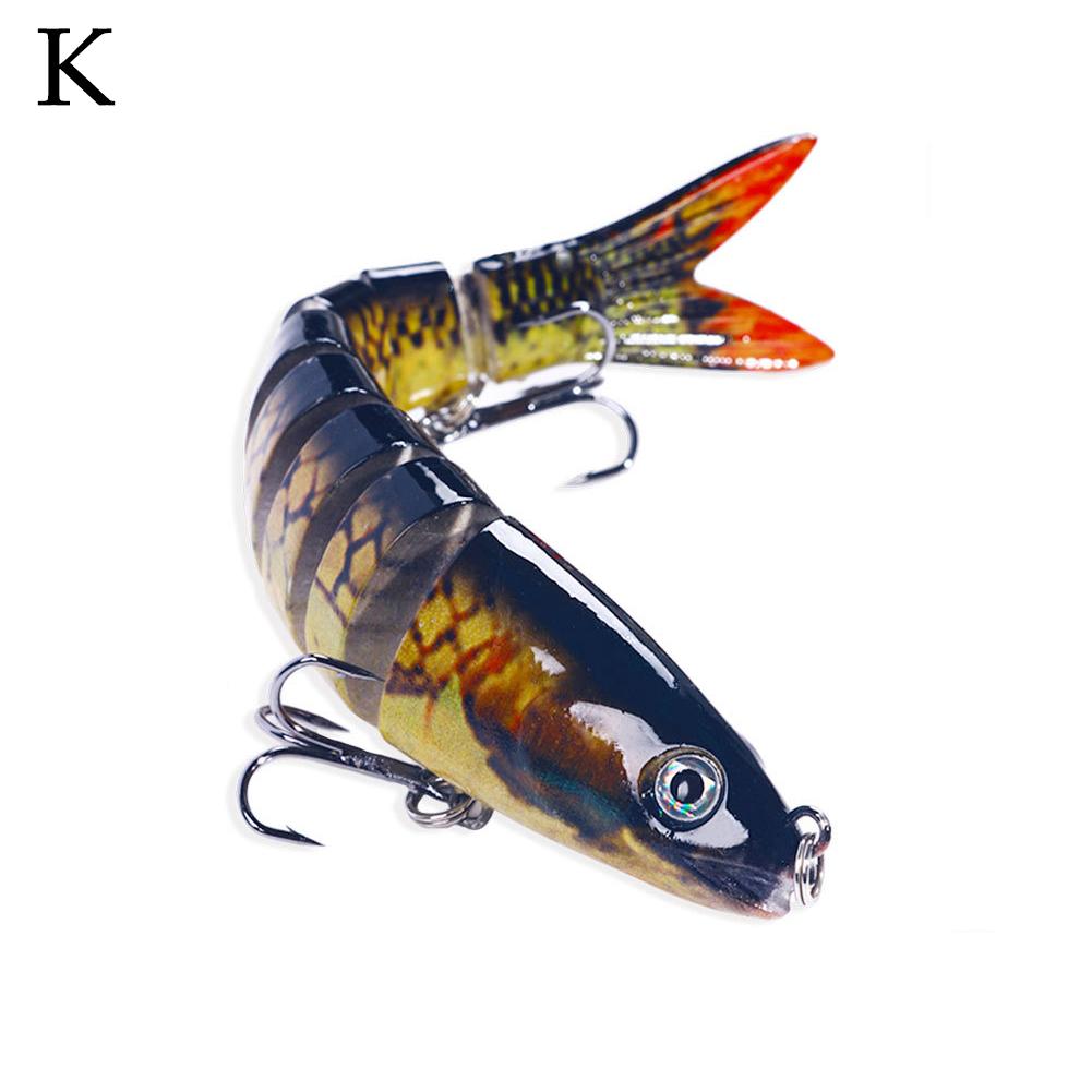 13.4cm 18.6g Wobblers Pike Fishing Lures Artificial Multi Jointed Sections Artificial Hard Bait Trolling Pike Carp Fishing Tools
