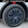 For Tesla Model Y Juniper Standard 18-INCH Wheel Covers Aperture Wheels Induction Style Hubcaps Full Rim Car Accessories 2026