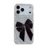 Temperament White Lace Bow for iPhone16Promax Apple 17 Mobile Phone Case 14/15 All-inclusive IMD