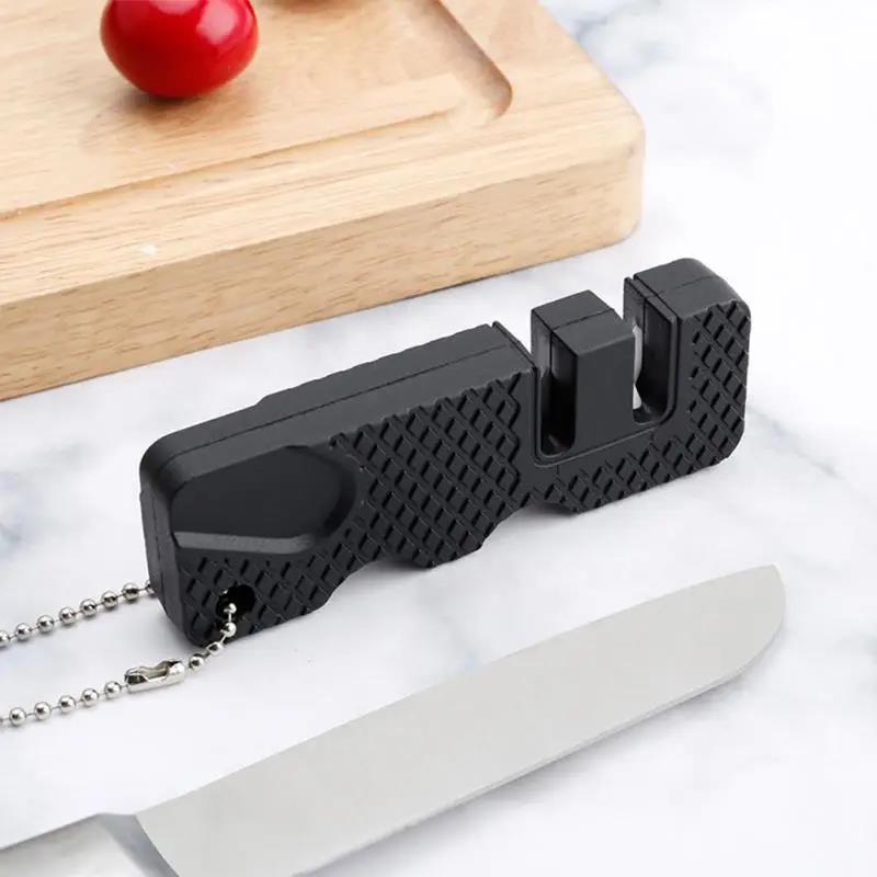 Practical Sharpening Tool Kitchen Accessories Knife Sharpener Mini Portable Fruit Stone