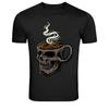 Skull Coffee Mug Hot Coffee Graphic T-Shirt