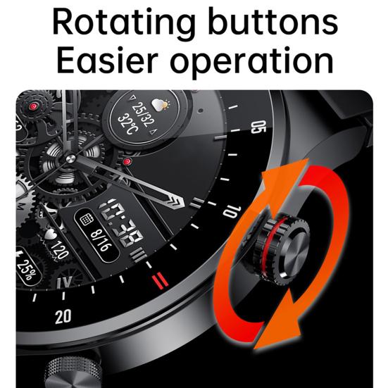 HW20 Smart Watch Multifunctional Health Monitoring IP67 Waterproof Fashion BT Calling Sleep Monitoring ECG+PPG Business Watch for Everyday Life