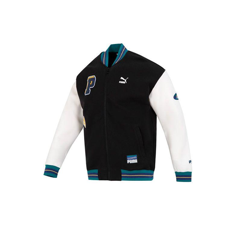 

PUMA Team Badge Bomber Jacket Unisex Black 677373-01 S