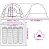 4 Person Camping Tent White Blackout Waterproof
