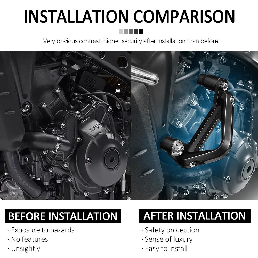 Pentru Yamaha MT-09 MT09 MT 09 SP 2021 2022 Motocicletă Protecție Laterală Motor Bară de Protecție Rezervor Crash Carenaj Protector Cadru TRACER 9 GT