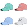 Embroidered English Baseball Cap With Sun Protection For Casual Outdoor Wear