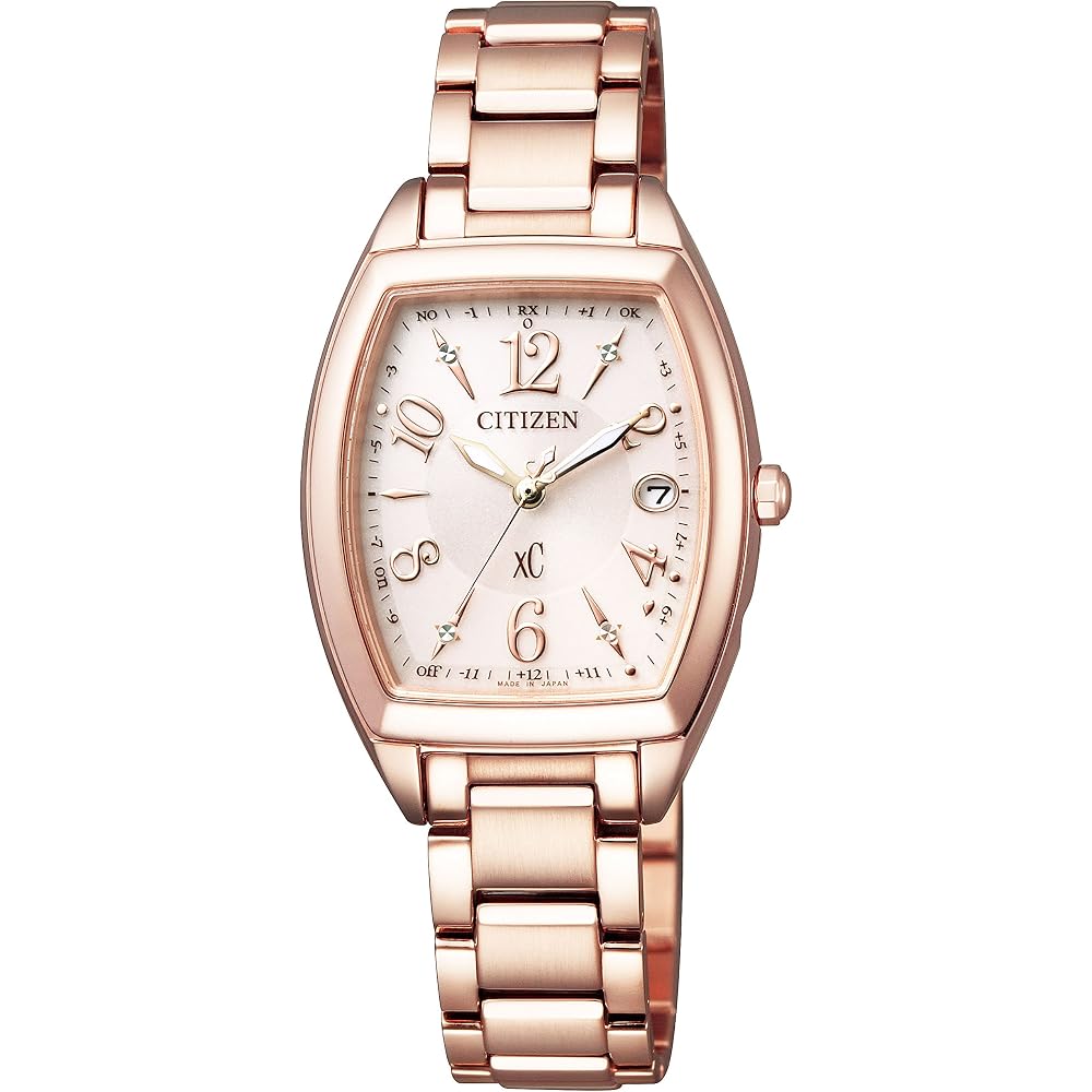 Citizen xC ES9392-51W Quartz Watch Waterproof Tonal Design Easy Read Women's Business Student Pink Gold Japan Made