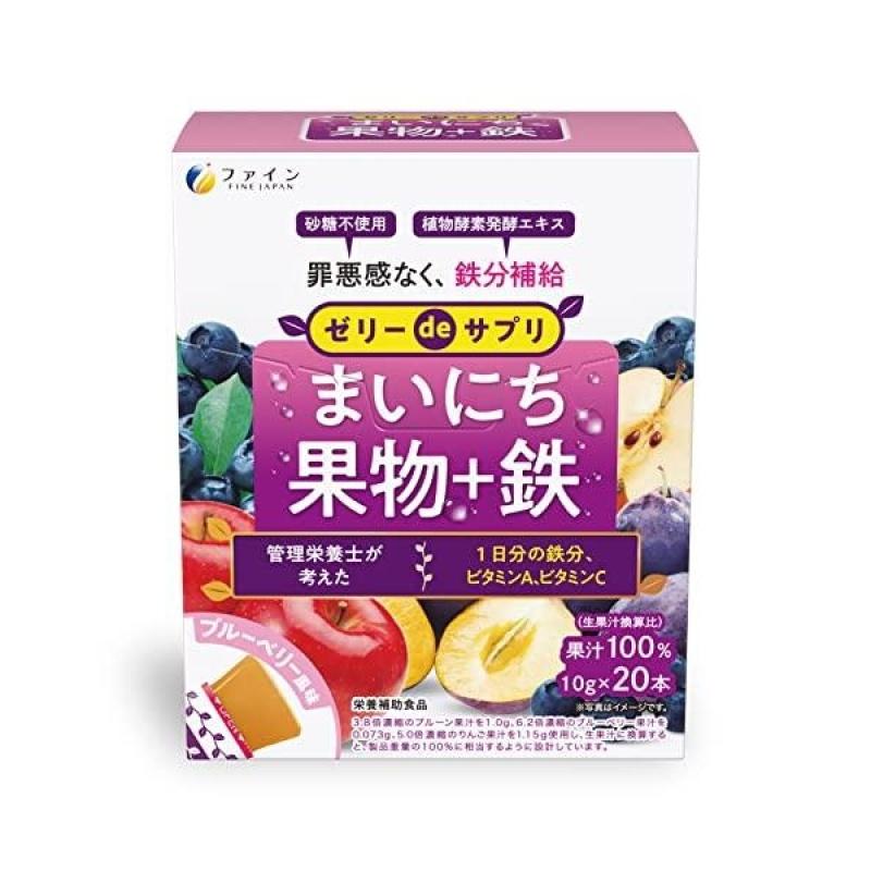 

Jelly de suppli daily fruit + iron 10gx20 packs