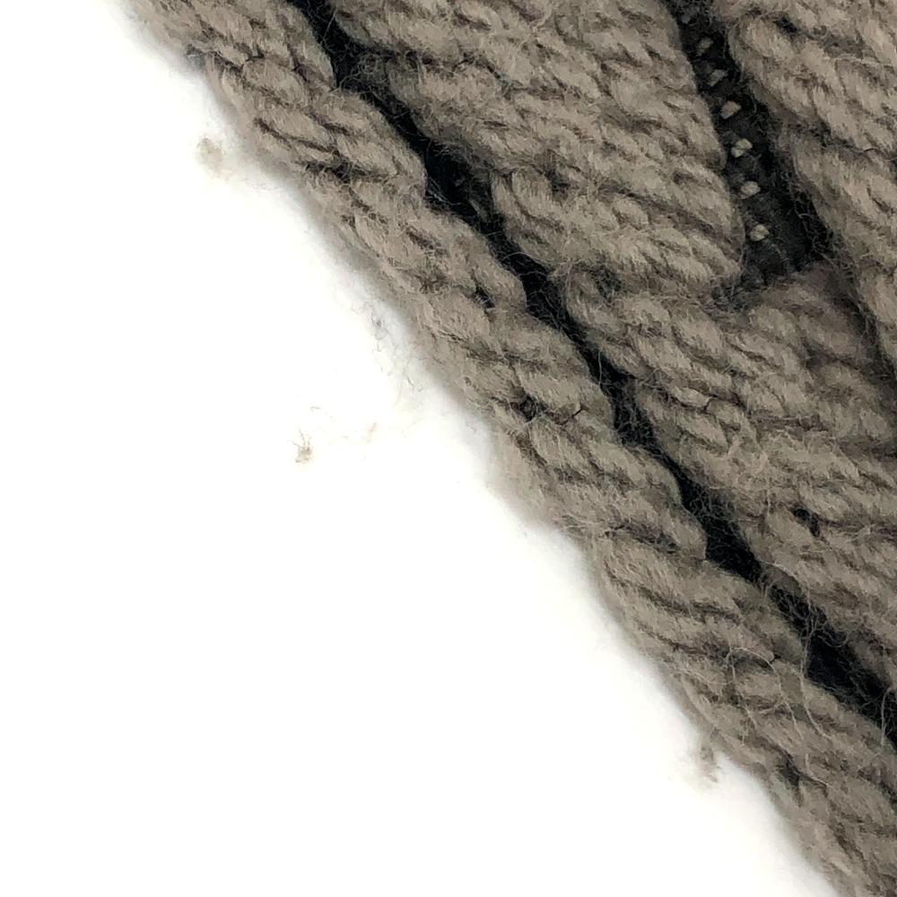 Louis Vuitton M72242 Echarpes Logo Mania Scarf Wool Verone Gray