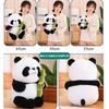 Cute And Cuddly Sitting Panda Plush Toy With Bamboo Perfect For Kids And Animal Lovers